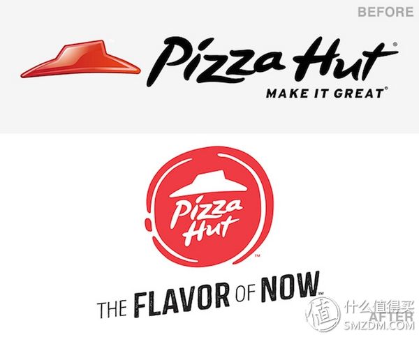 似曾相识:pizza hut 必胜客 在北美启用新logo并更新菜单